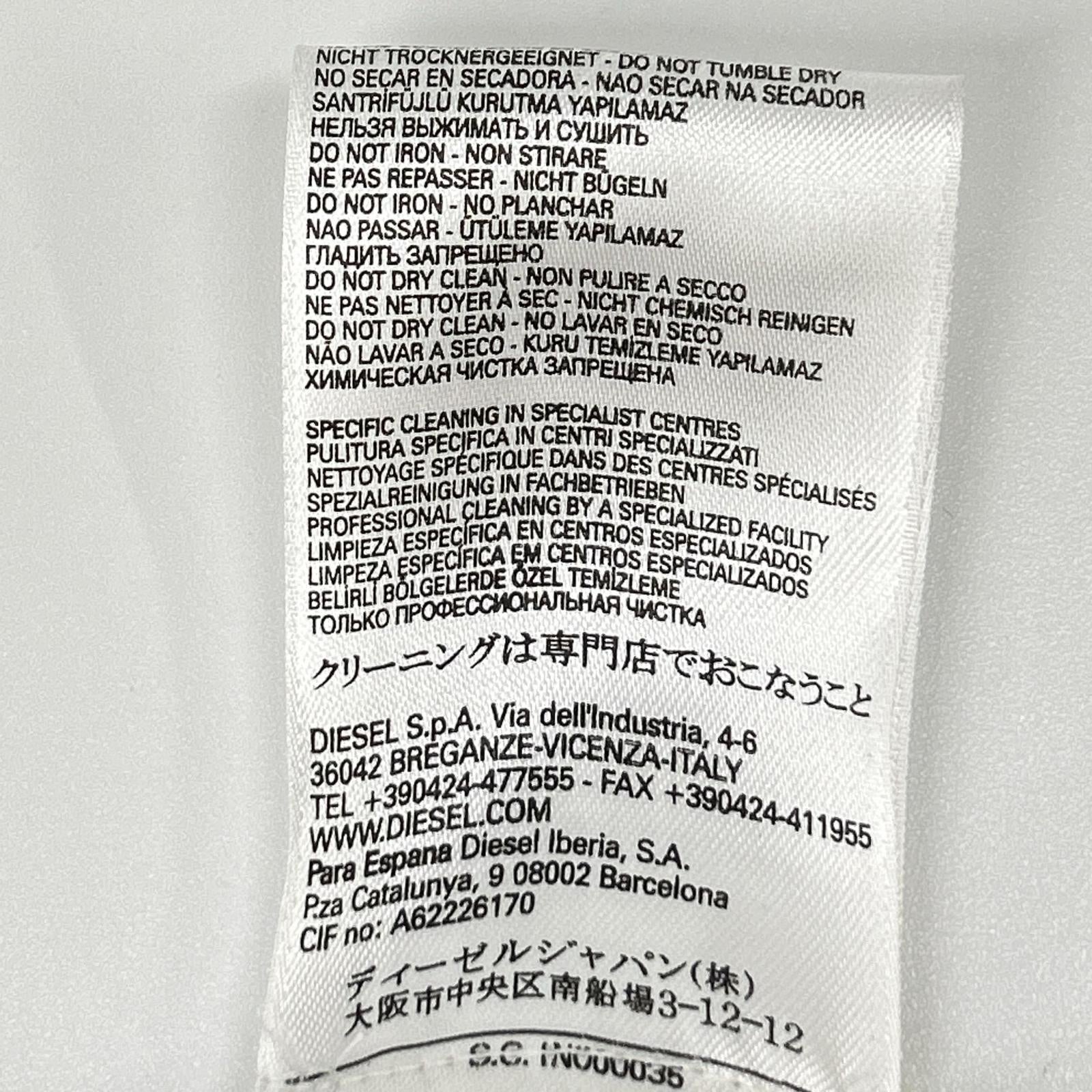 DIESEL ディーゼル ブラウン系 スタッズ USED加工 レザージャケット ジャケット