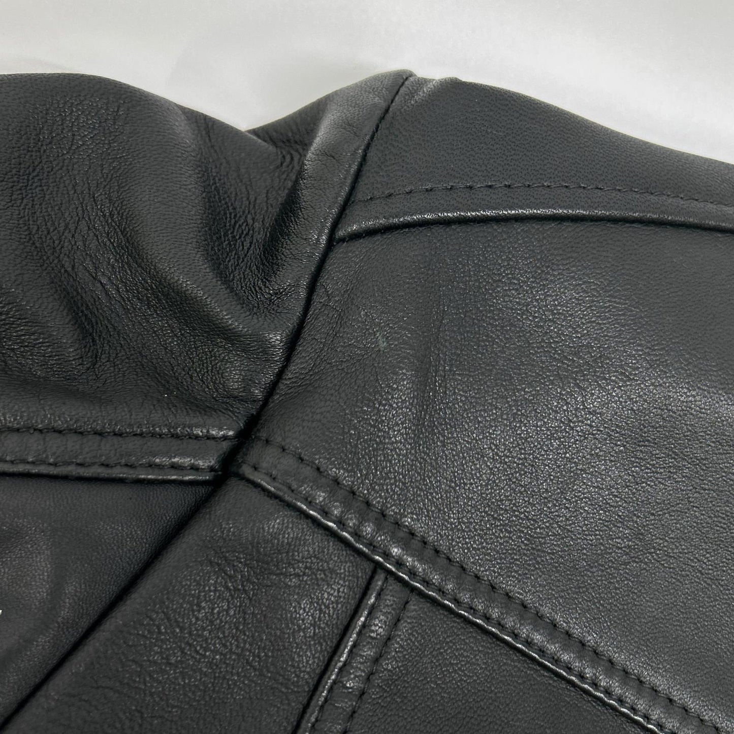 DIESEL ディーゼル ブラック ラムレザー シングルライダース ジャケット