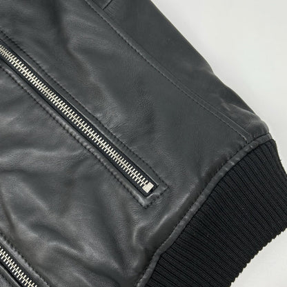 DIESEL ディーゼル ブラック シップデザイン 襟ボア ダブルライダースジャケット ジャケット