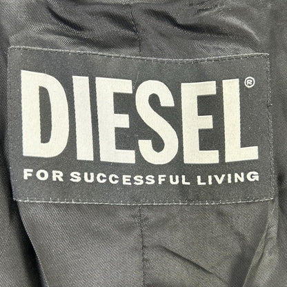 DIESEL ディーゼル カーキ L-BLAZE USED加工 レザージャケット ジャケット