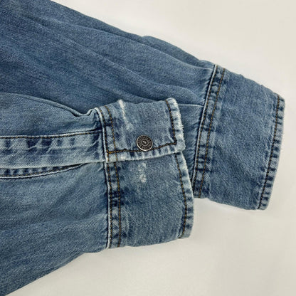 DIESEL ディーゼル ブルー クラッシュ加工 デニム ワンピース ワンピース