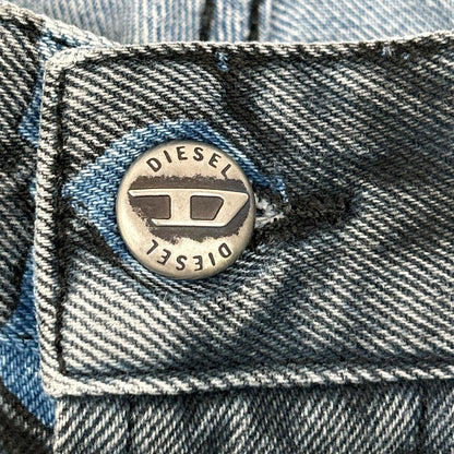 DIESEL ディーゼル 24SS ブルー D-SIRE-CARGO デニム カーゴパンツ ボトムス