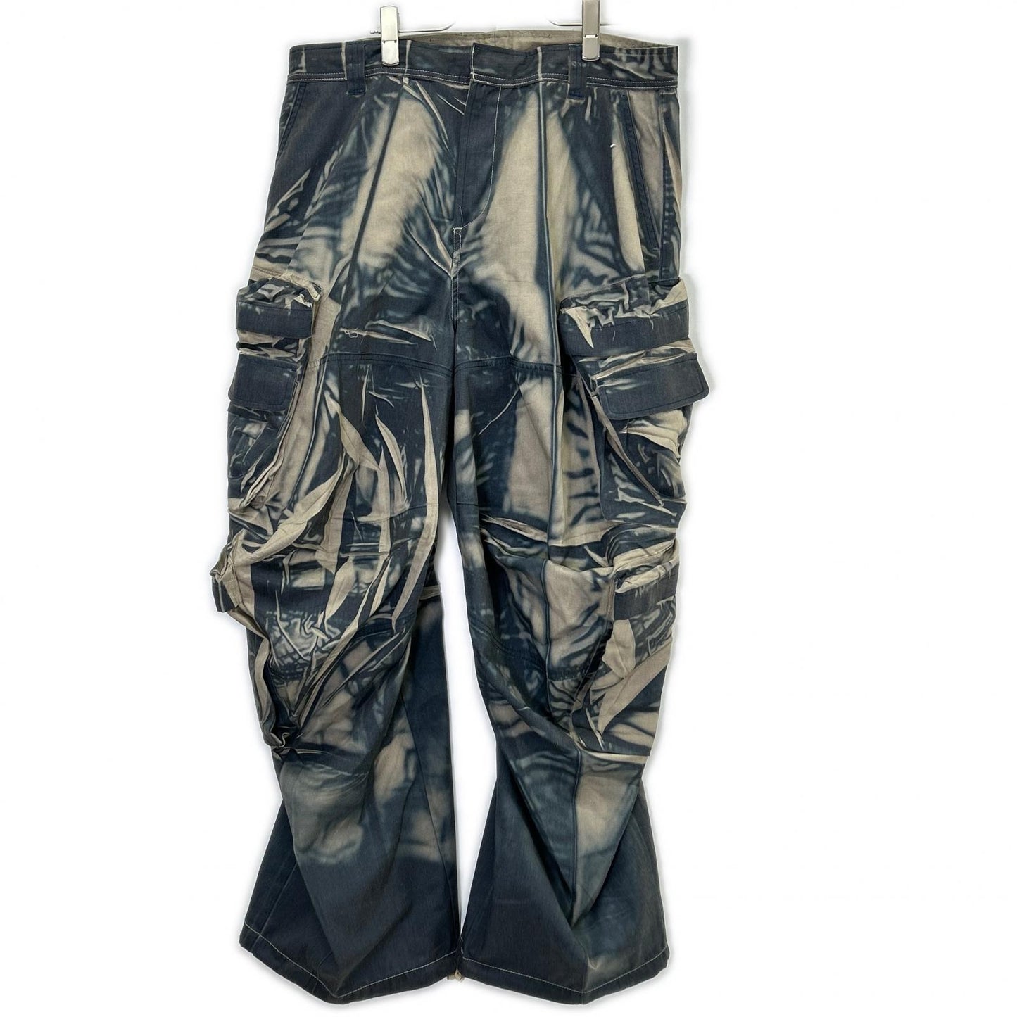 DIESEL ディーゼル ネイビー系 グラデーション P-HUGH カーゴパンツ ボトムス