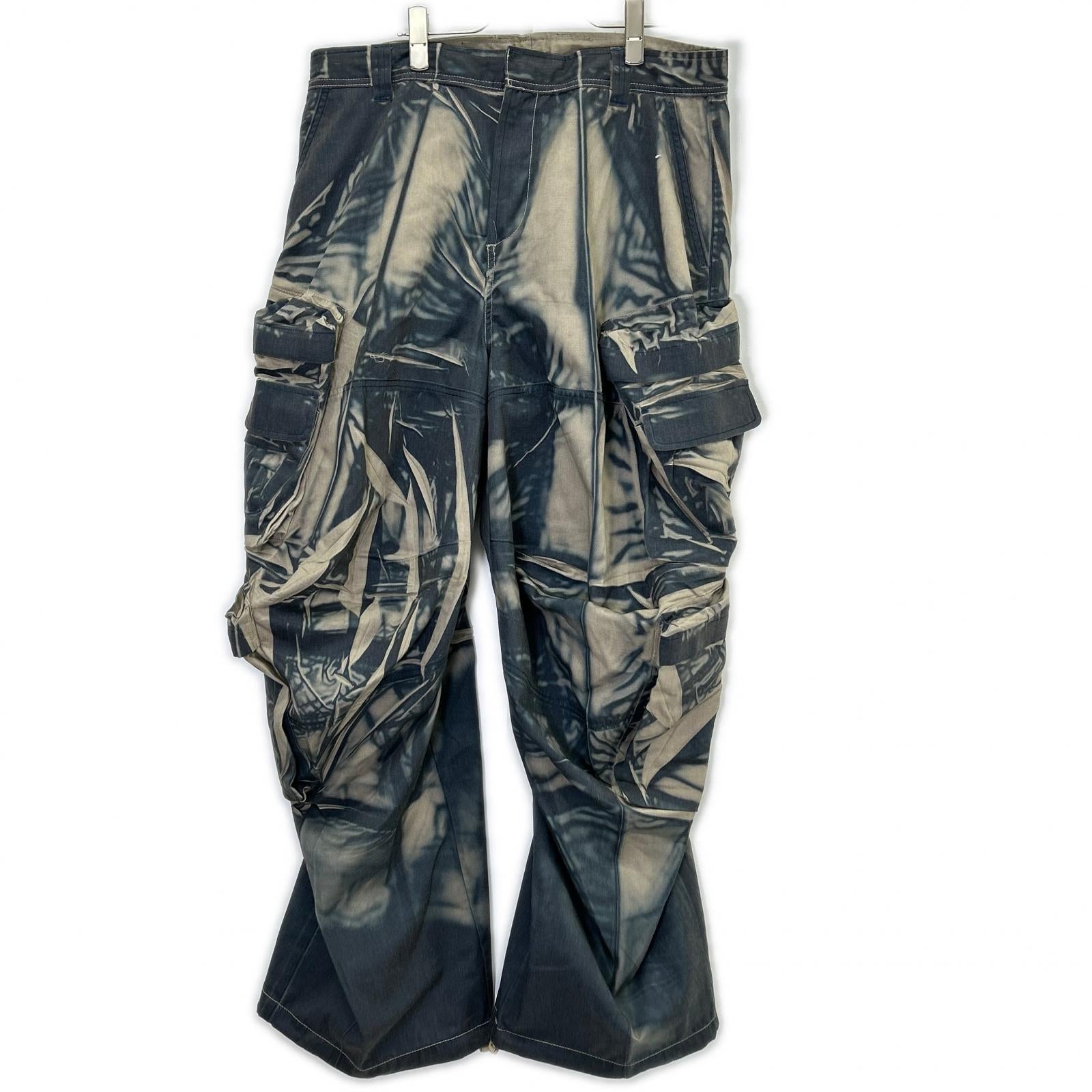DIESEL ディーゼル ネイビー系 グラデーション P-HUGH カーゴパンツ ボトムス