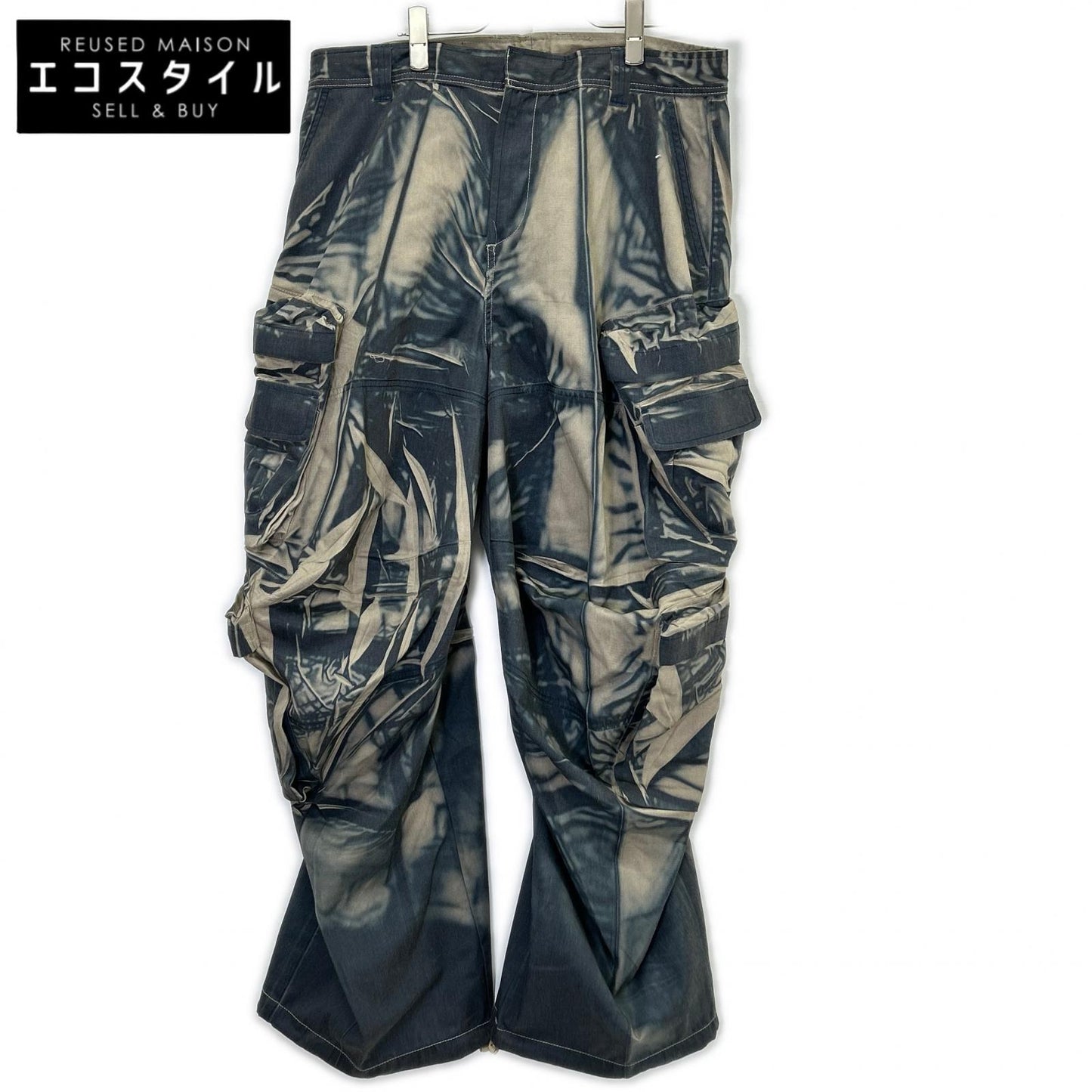 DIESEL ディーゼル ネイビー系 グラデーション P-HUGH カーゴパンツ ボトムス