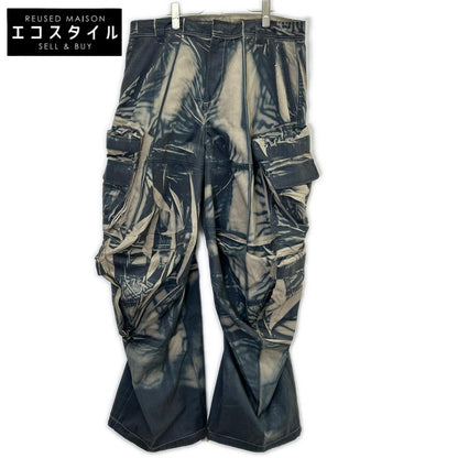 DIESEL ディーゼル ネイビー系 グラデーション P-HUGH カーゴパンツ ボトムス