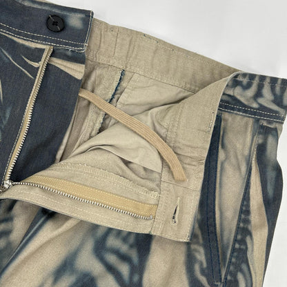 DIESEL ディーゼル ネイビー系 グラデーション P-HUGH カーゴパンツ ボトムス