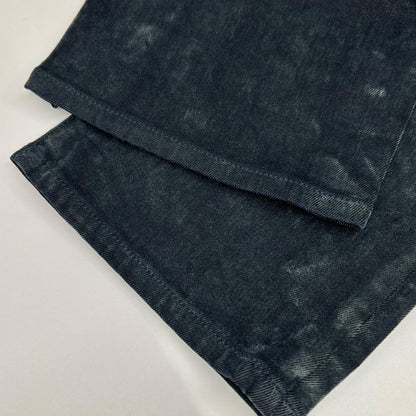 DIESEL ディーゼル ブルー系 ベルベットフロック加工 ボタンフライ デニムパンツ ボトムス