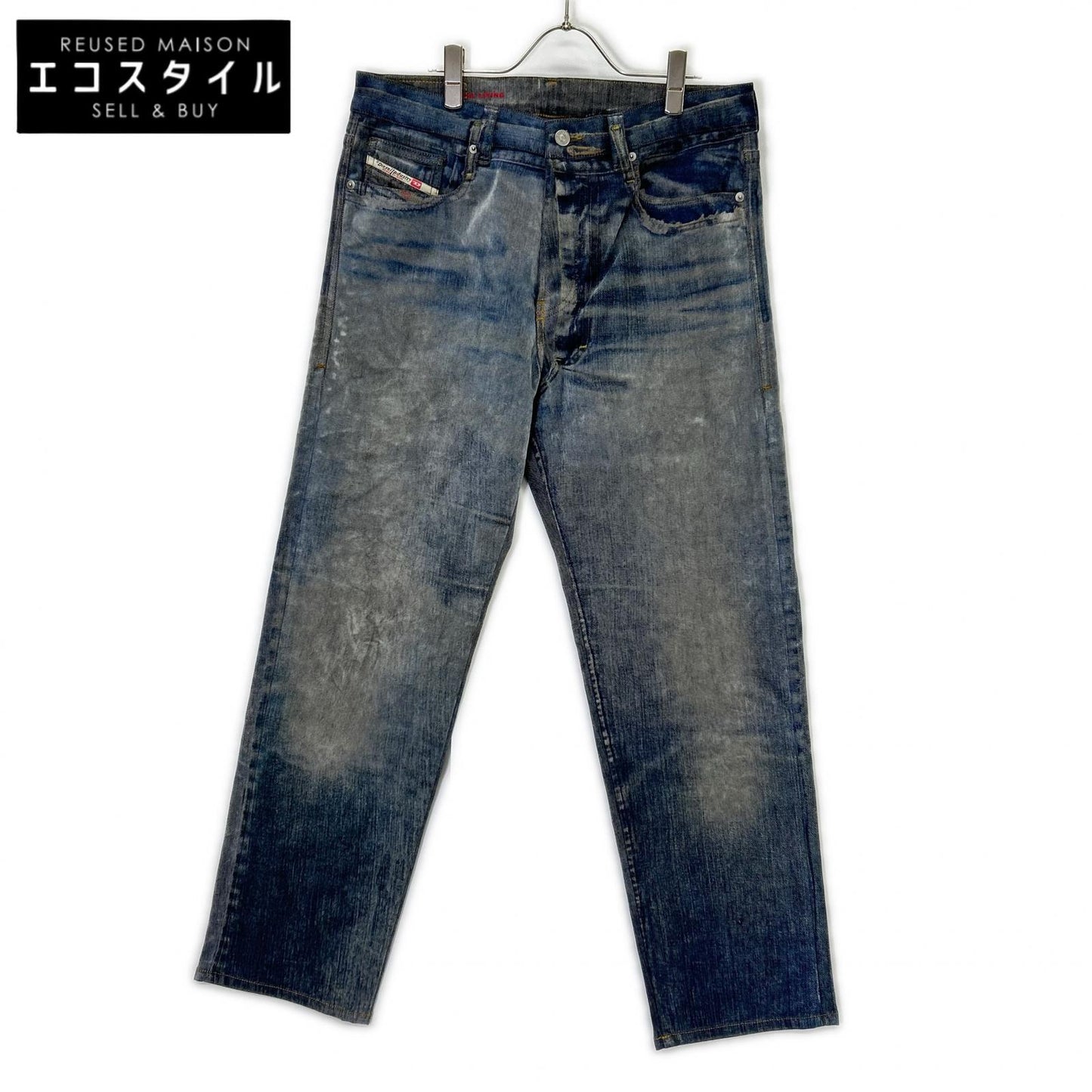 DIESEL ディーゼル ブルー系 USED加工 ボタンフライ デニムパンツ ボトムス