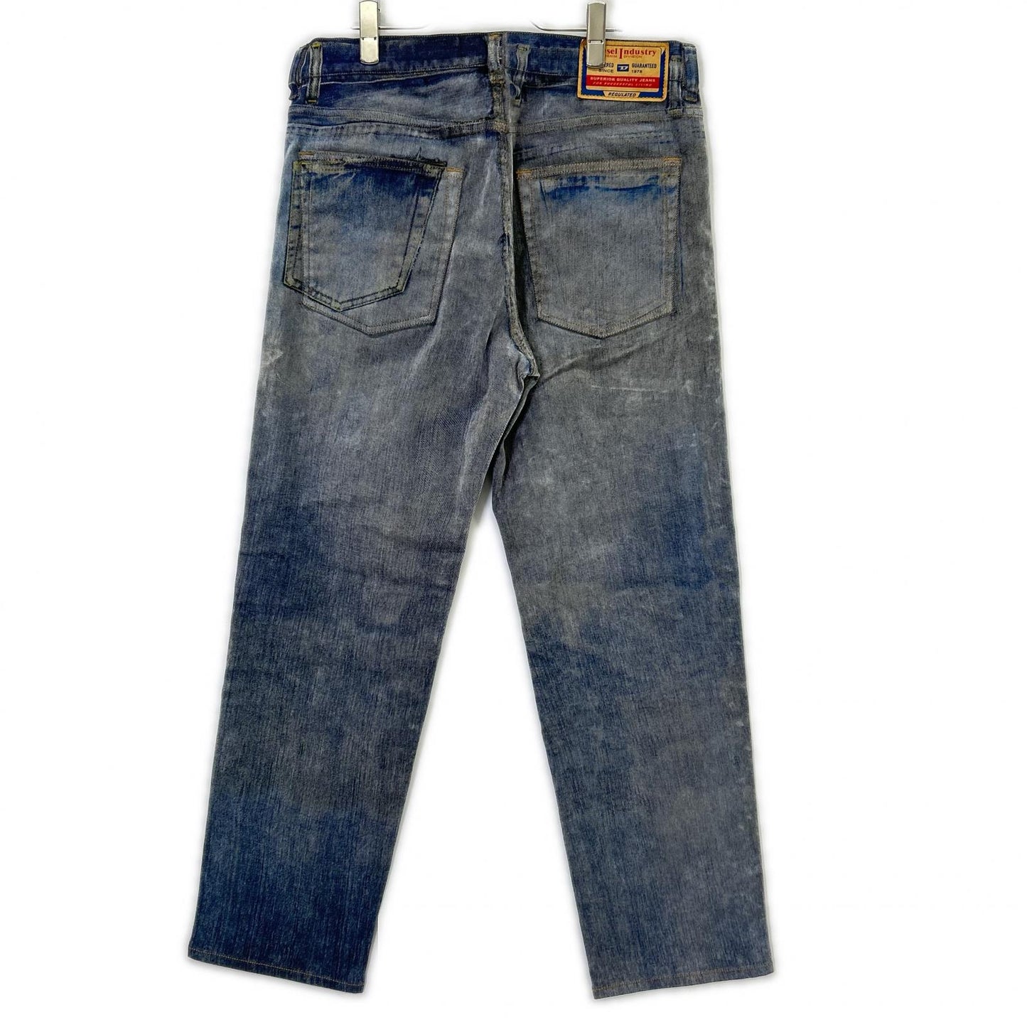 DIESEL ディーゼル ブルー系 USED加工 ボタンフライ デニムパンツ ボトムス