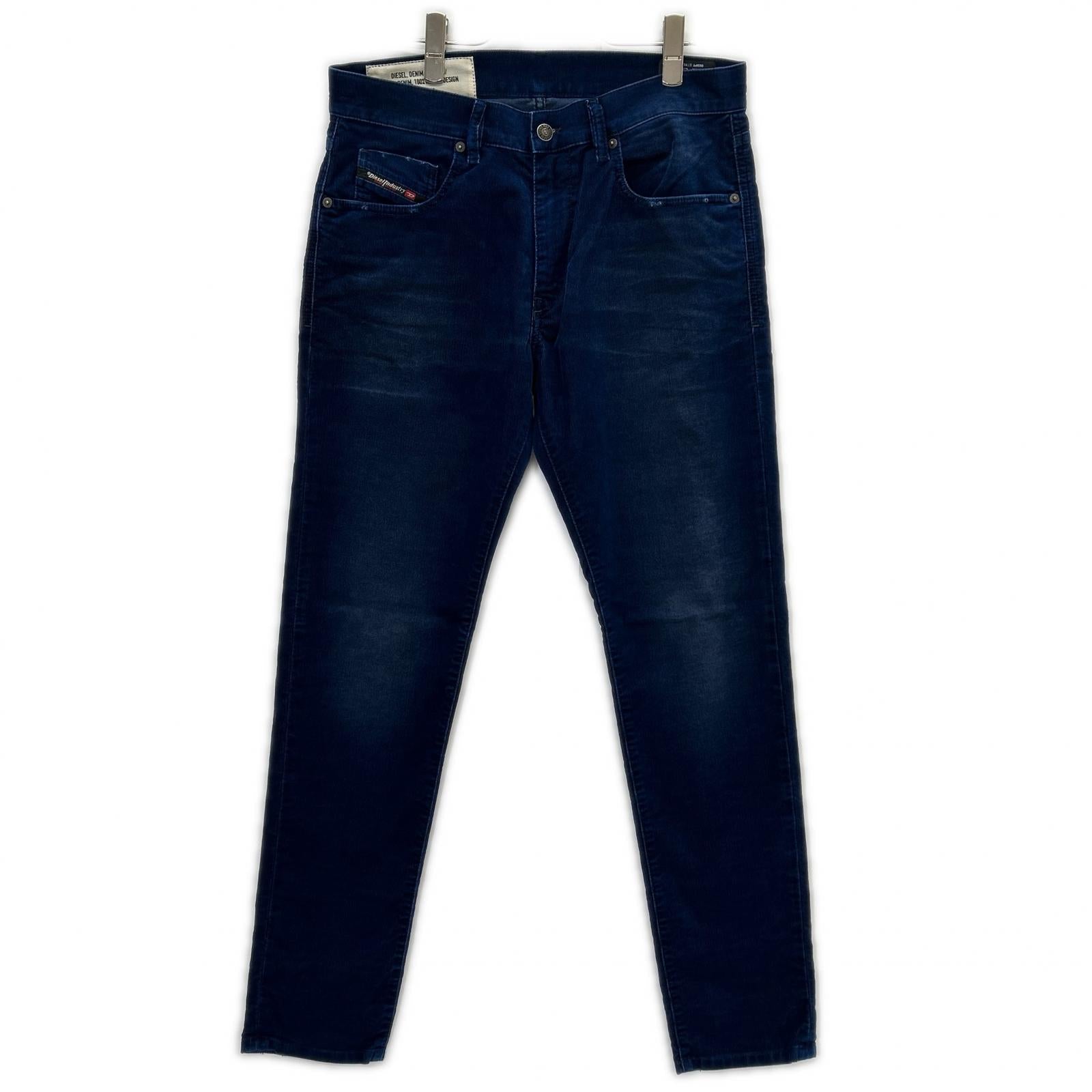DIESEL ディーゼル ブルー D-STRUKT コーデュロイ スキニーパンツ ボトムス
