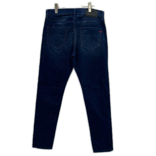 DIESEL ディーゼル ブルー D-STRUKT コーデュロイ スキニーパンツ ボトムス