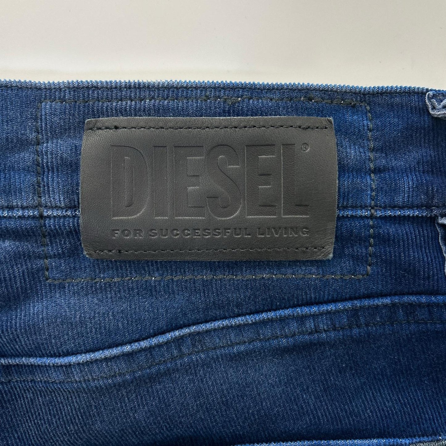 DIESEL ディーゼル ブルー D-STRUKT コーデュロイ スキニーパンツ ボトムス
