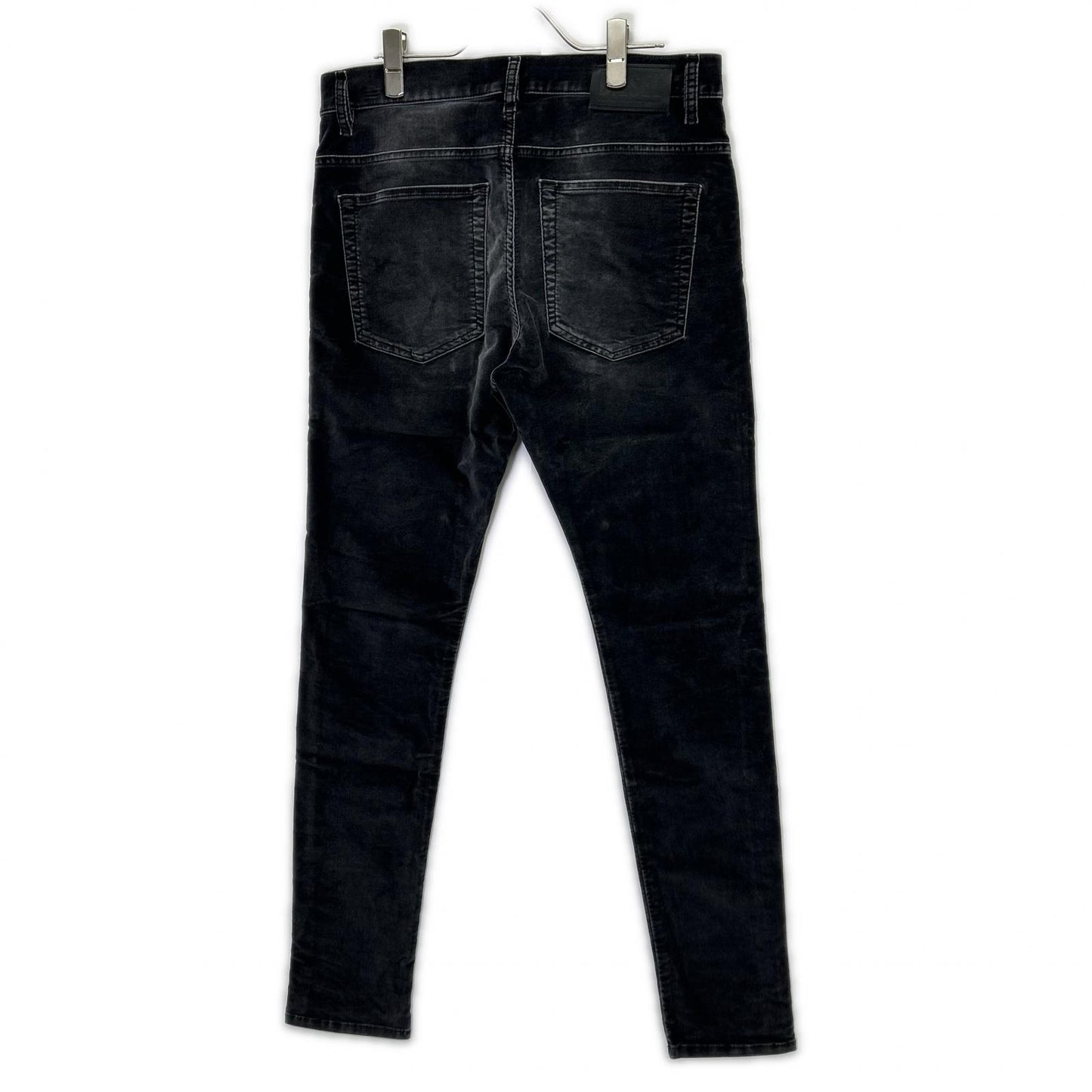DIESEL ディーゼル ブラック D-AMNY ベルベット スキニーパンツ ボトムス