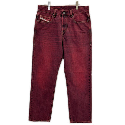 DIESEL ディーゼル ボルドー CL-2020 D-VIKER デニム パンツ ボトムス