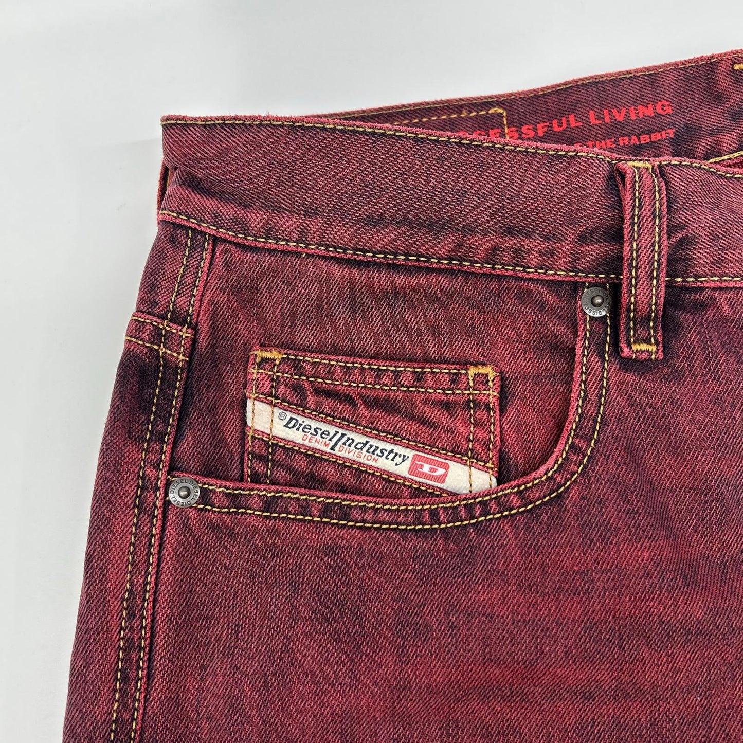 DIESEL ディーゼル ボルドー CL-2020 D-VIKER デニム パンツ ボトムス