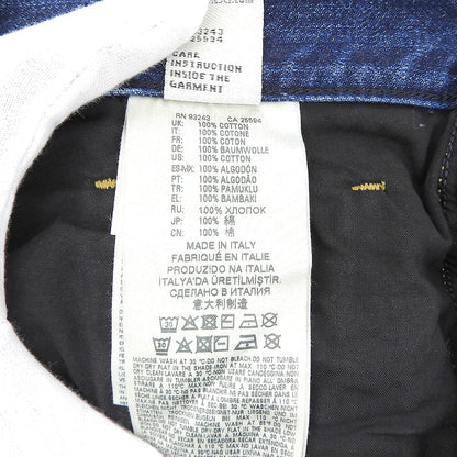 DIESEL ディーゼル 美品 D-VIDER ボタンフライ スキニーパンツ ボトムス メンズ ブルー W30L32 ボトムス