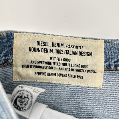 DIESEL ディーゼル ライトブルー D-VIDER ボタンフライ バギーパンツ ボトムス