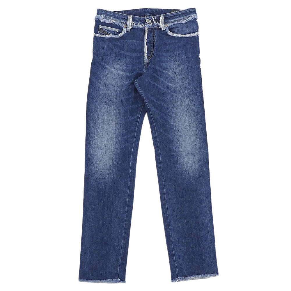 DIESEL ディーゼル 美品 BUSTER-SP レギュラースリムパンツ ボトムス メンズ ブルー W30L32 ボトムス