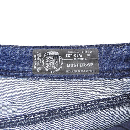 DIESEL ディーゼル 美品 BUSTER-SP レギュラースリムパンツ ボトムス メンズ ブルー W30L32 ボトムス