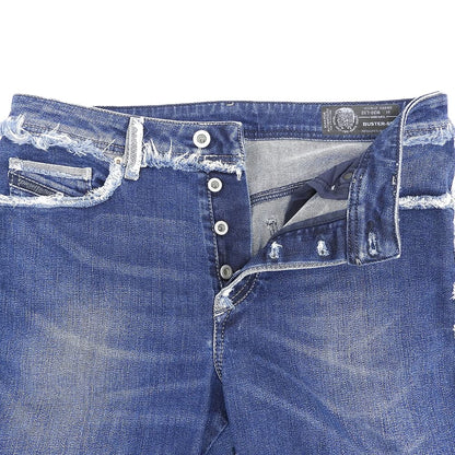 DIESEL ディーゼル 美品 BUSTER-SP レギュラースリムパンツ ボトムス メンズ ブルー W30L32 ボトムス