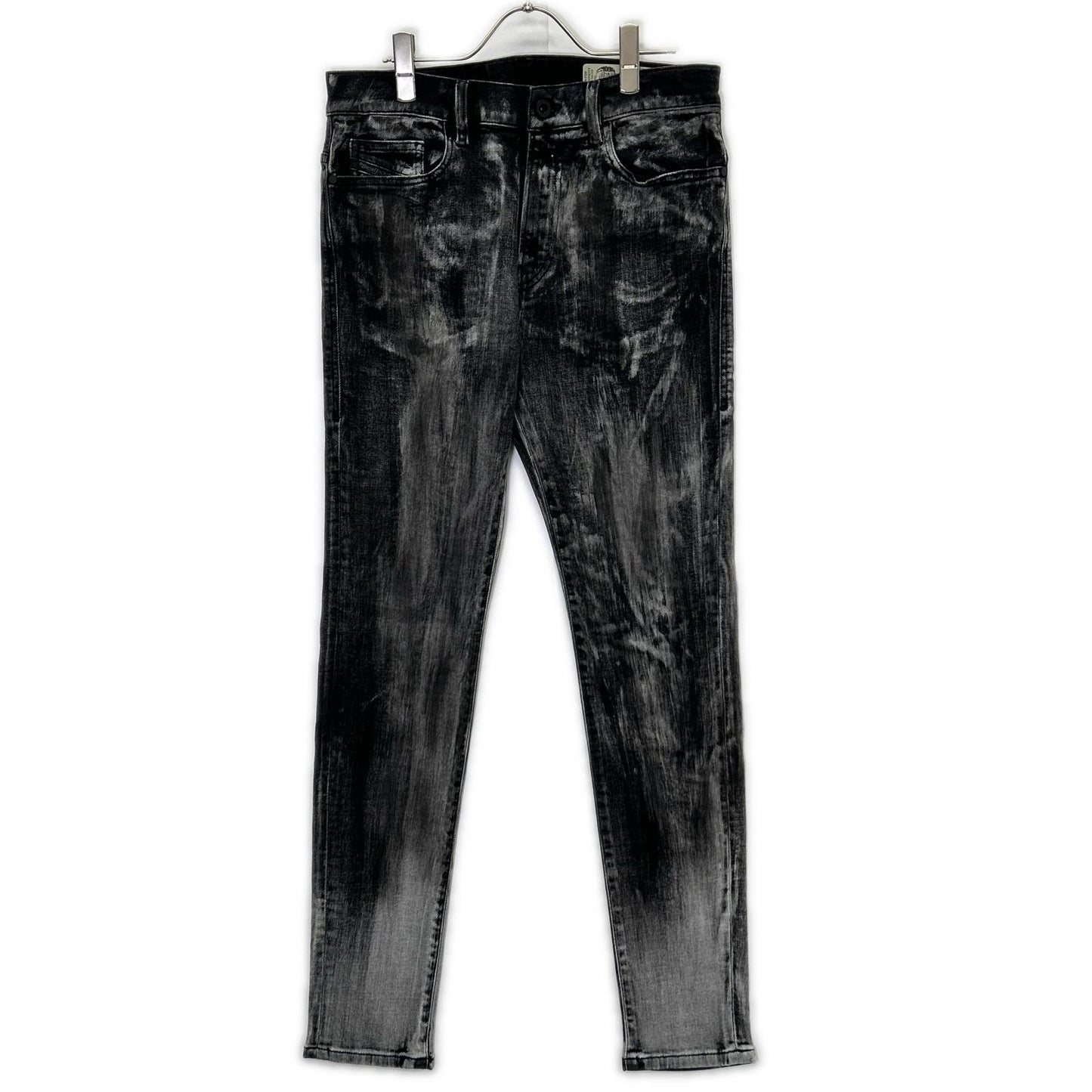 DIESEL ディーゼル ブラック D-AMUY グラデーション スキニーパンツ ボトムス