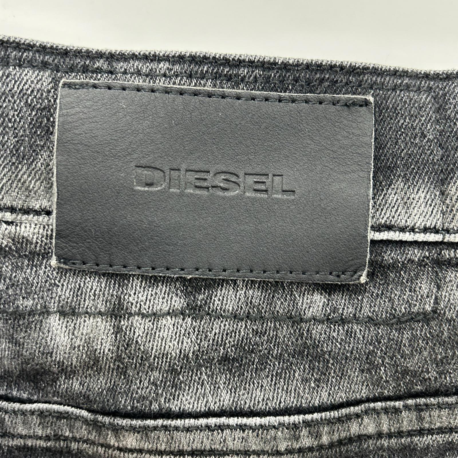 DIESEL ディーゼル ブラック D-AMUY グラデーション スキニーパンツ ボトムス