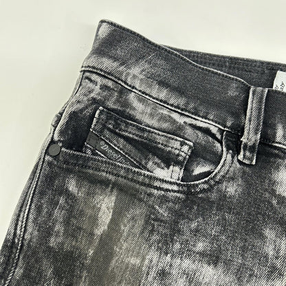 DIESEL ディーゼル ブラック D-AMUY グラデーション スキニーパンツ ボトムス
