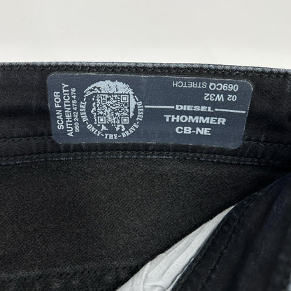 DIESEL ディーゼル ブラック THOMMER グラデーション パンツ ボトムス