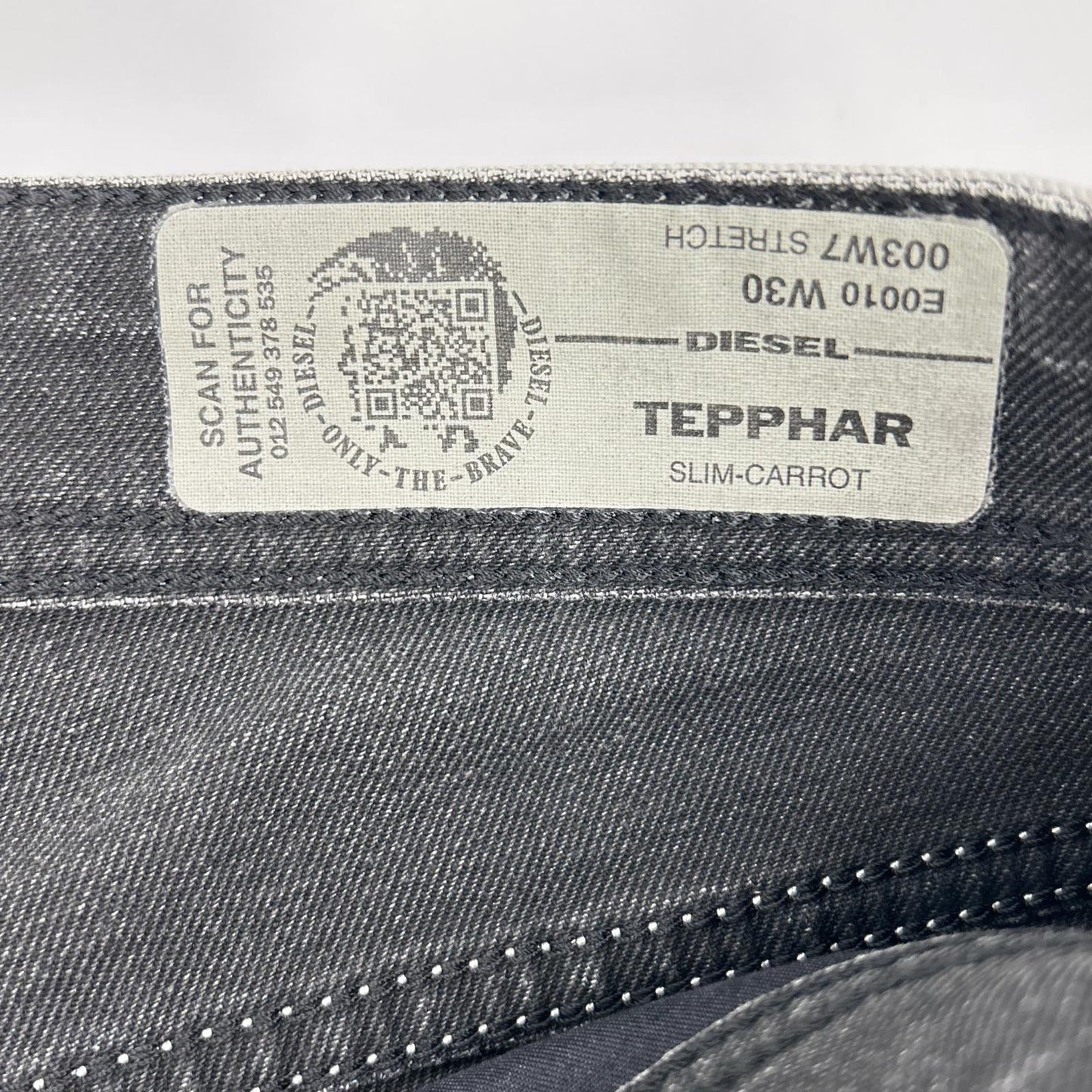 DIESEL ディーゼル ホワイト TEPPHAR スリム パンツ ボトムス