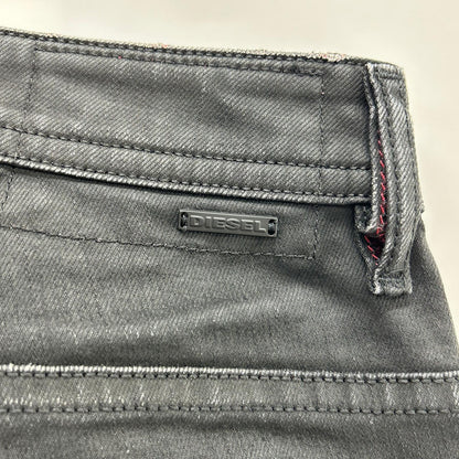 DIESEL ディーゼル ブラック THOMMER スリム デニムパンツ ボトムス