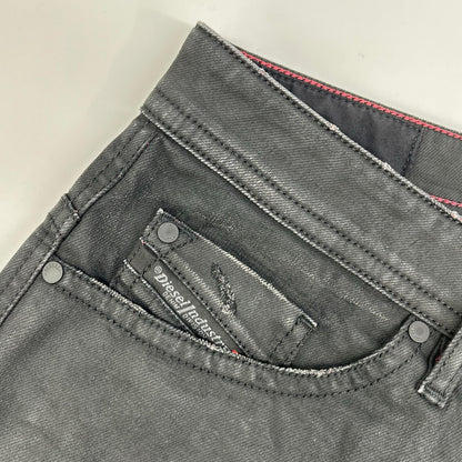 DIESEL ディーゼル ブラック THOMMER スリム デニムパンツ ボトムス