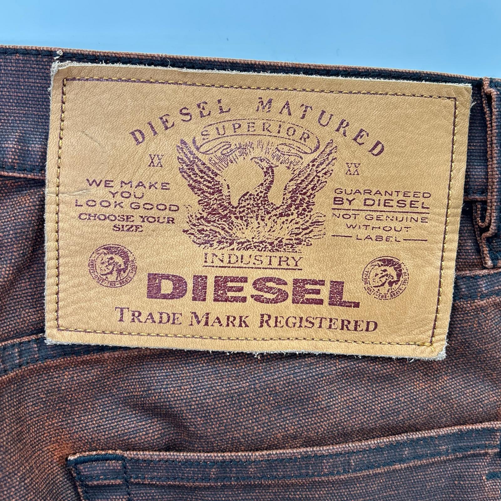 DIESEL ディーゼル ブラウン系 D-STARUKT スリム デニムパンツ ボトムス