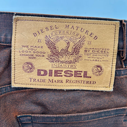 DIESEL ディーゼル ブラウン系 D-STARUKT スリム デニムパンツ ボトムス
