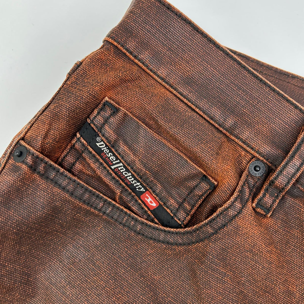 DIESEL ディーゼル ブラウン系 D-STARUKT スリム デニムパンツ ボトムス