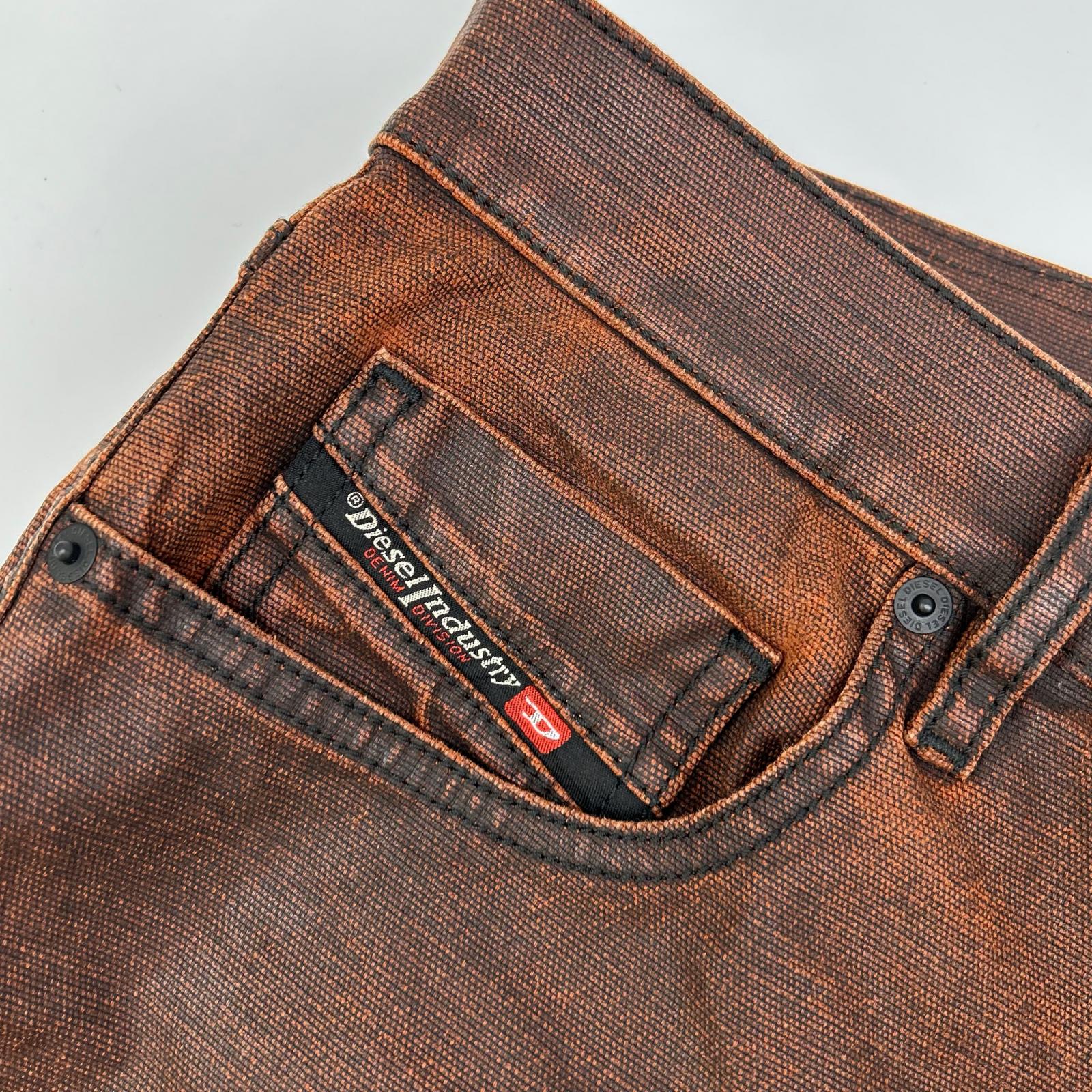 DIESEL ディーゼル ブラウン系 D-STARUKT スリム デニムパンツ ボトムス