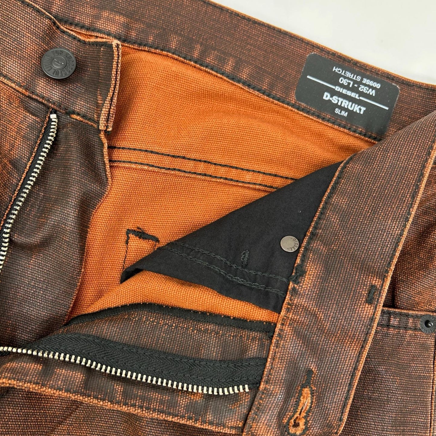DIESEL ディーゼル ブラウン系 D-STARUKT スリム デニムパンツ ボトムス