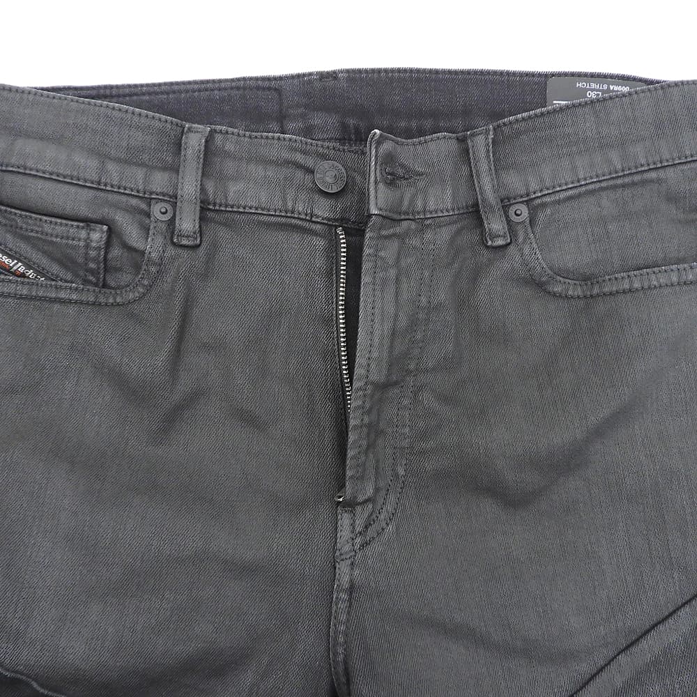DIESEL ディーゼル 美品 D-AMUY スリム バイカーデニム ボトムス メンズ ブラック W30L30 ボトムス
