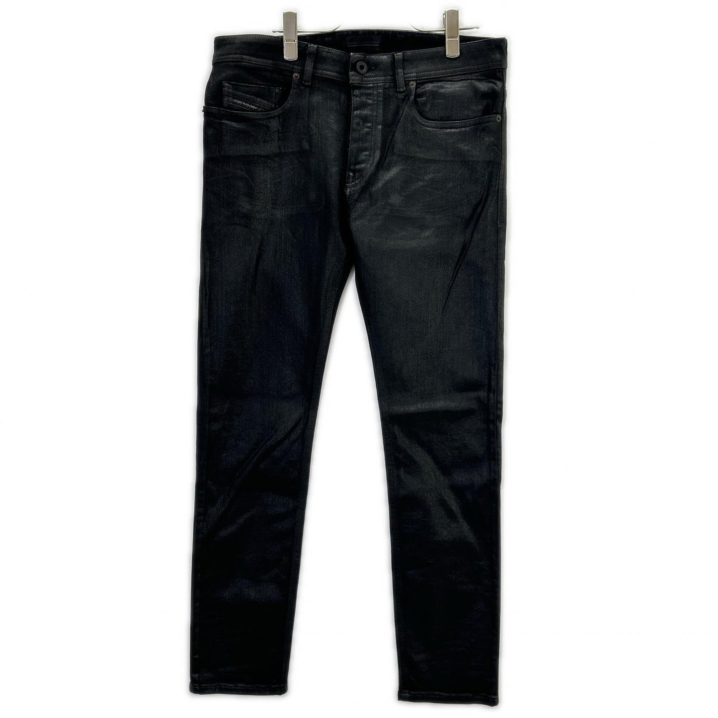 DIESEL BlackGold ディーゼルブラックゴールド ブラック コーティング スリム パンツ ボトムス