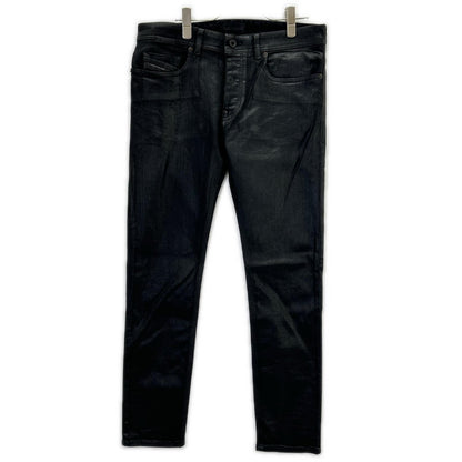 DIESEL BlackGold ディーゼルブラックゴールド ブラック コーティング スリム パンツ ボトムス