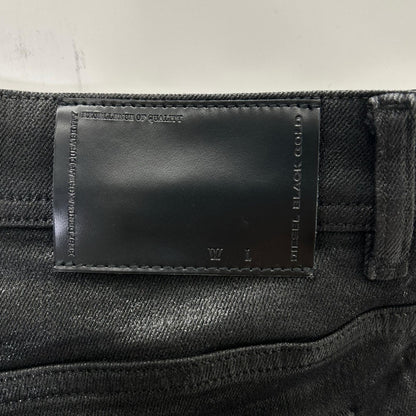 DIESEL BlackGold ディーゼルブラックゴールド ブラック コーティング スリム パンツ ボトムス