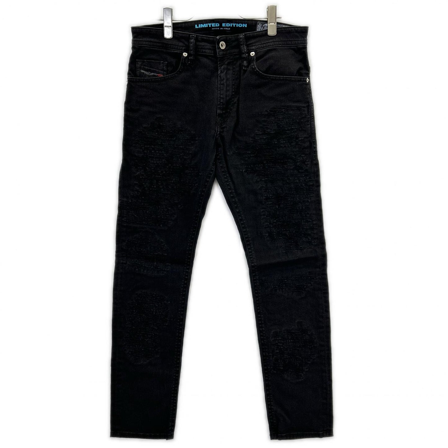 DIESEL ディーゼル ブラック LU-THOMMER USED加工 パンツ ボトムス