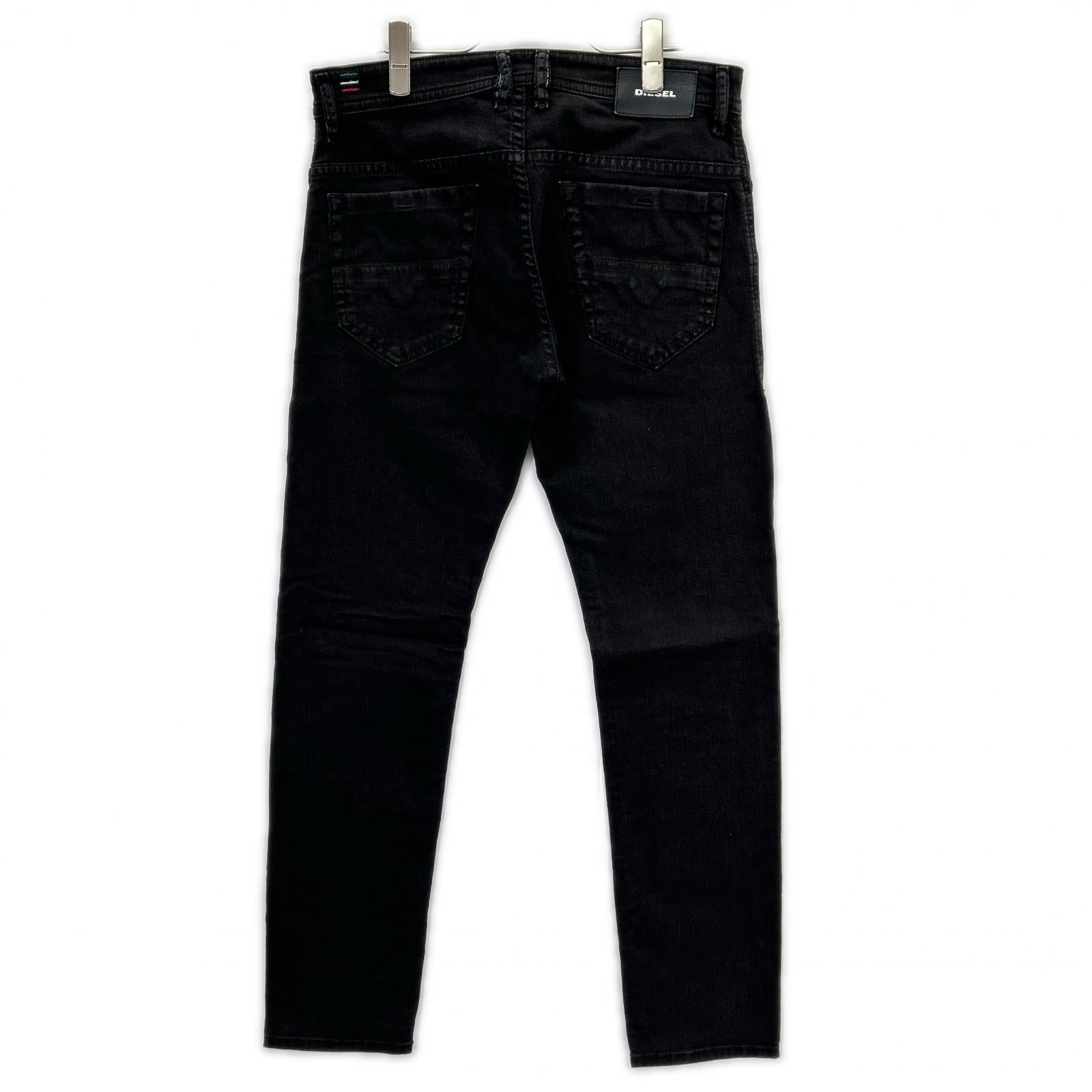 DIESEL ディーゼル ブラック LU-THOMMER USED加工 パンツ ボトムス