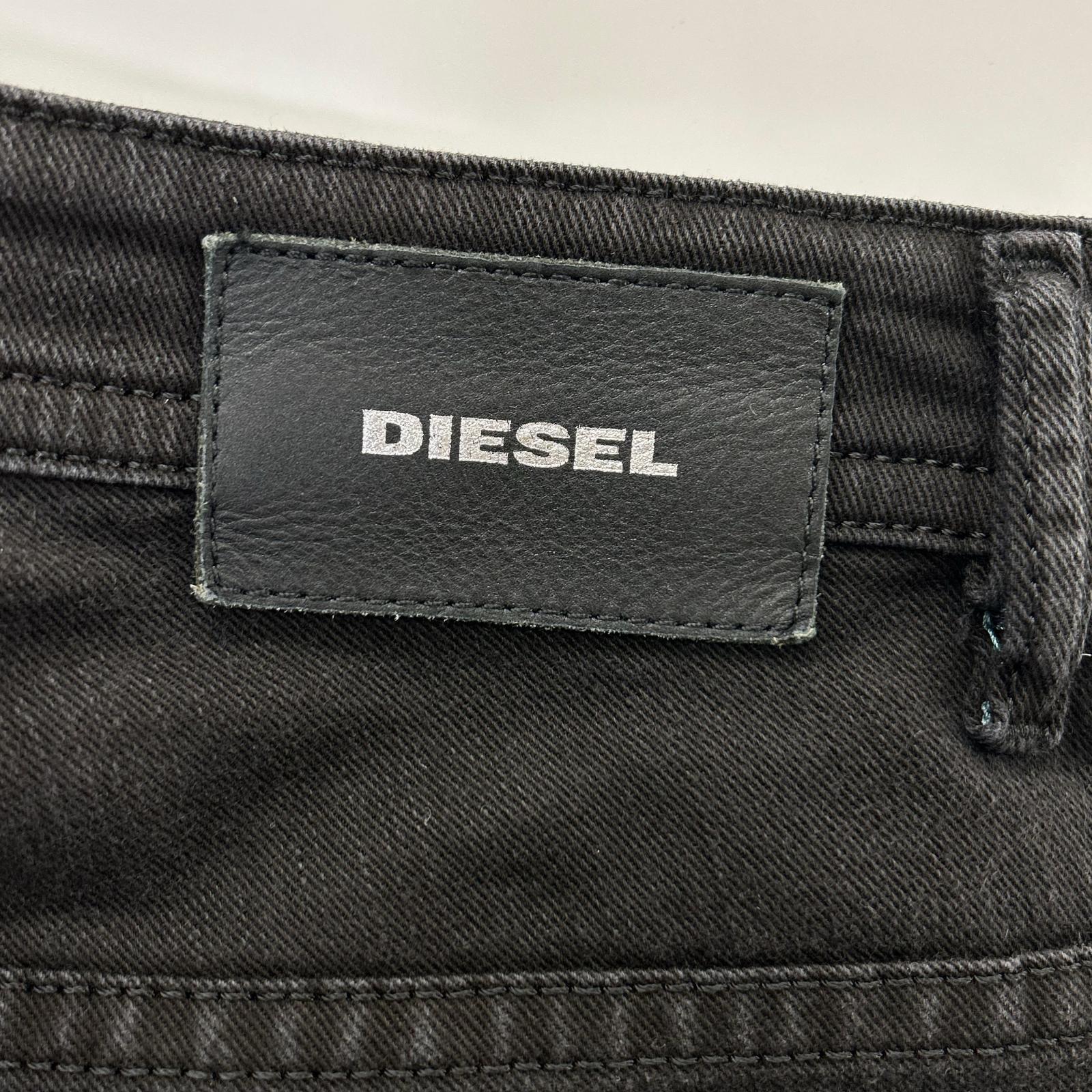 DIESEL ディーゼル ブラック LU-THOMMER USED加工 パンツ ボトムス