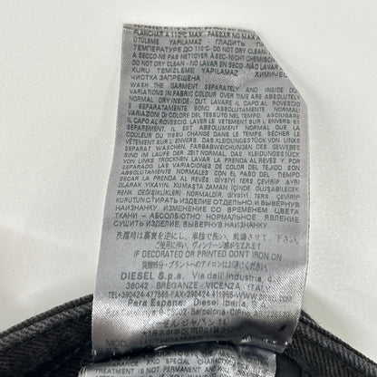 DIESEL ディーゼル ブラック LU-THOMMER USED加工 パンツ ボトムス