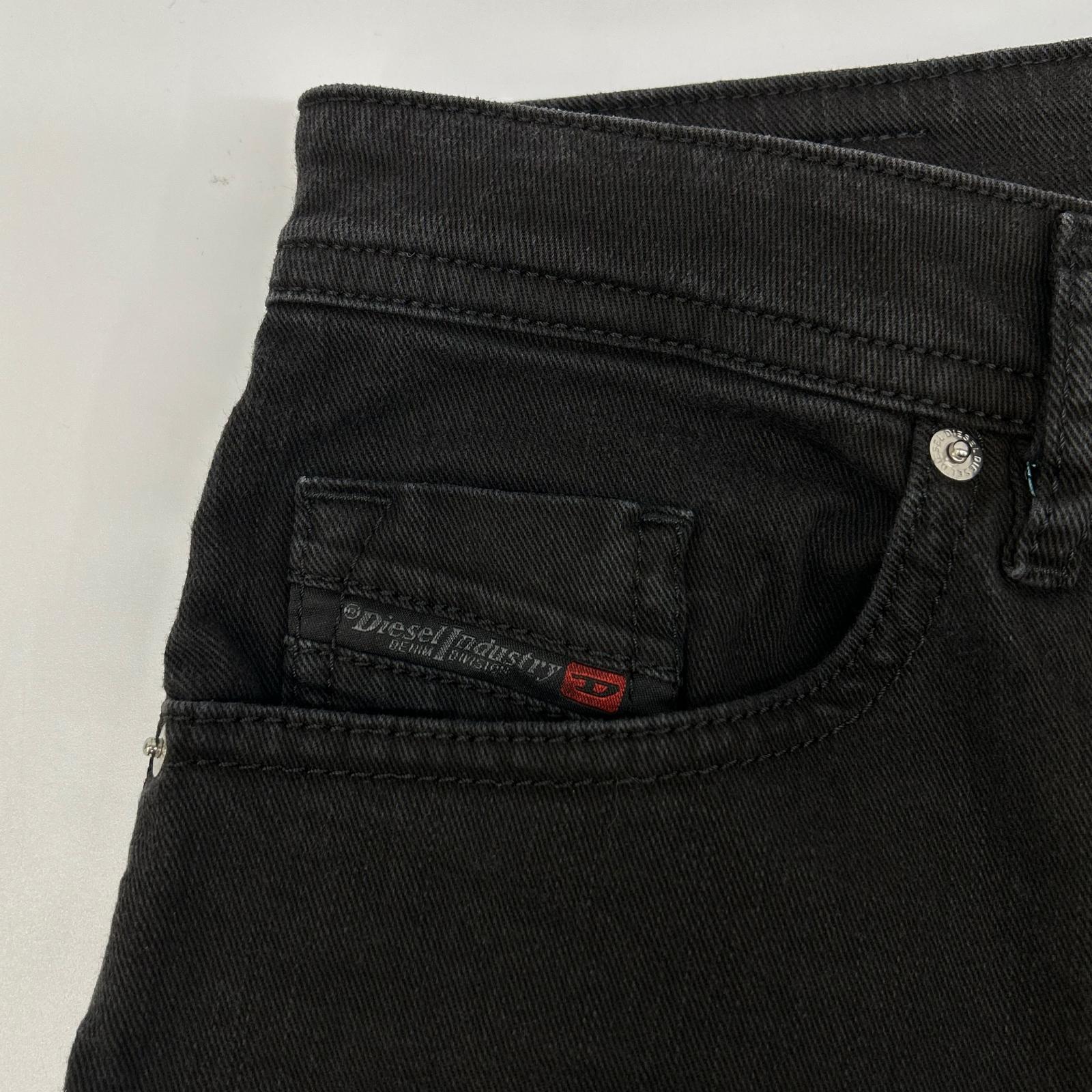 DIESEL ディーゼル ブラック LU-THOMMER USED加工 パンツ ボトムス