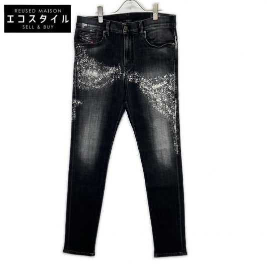 DIESEL ディーゼル ブラック D-AMNY スリム デニムパンツ ボトムス