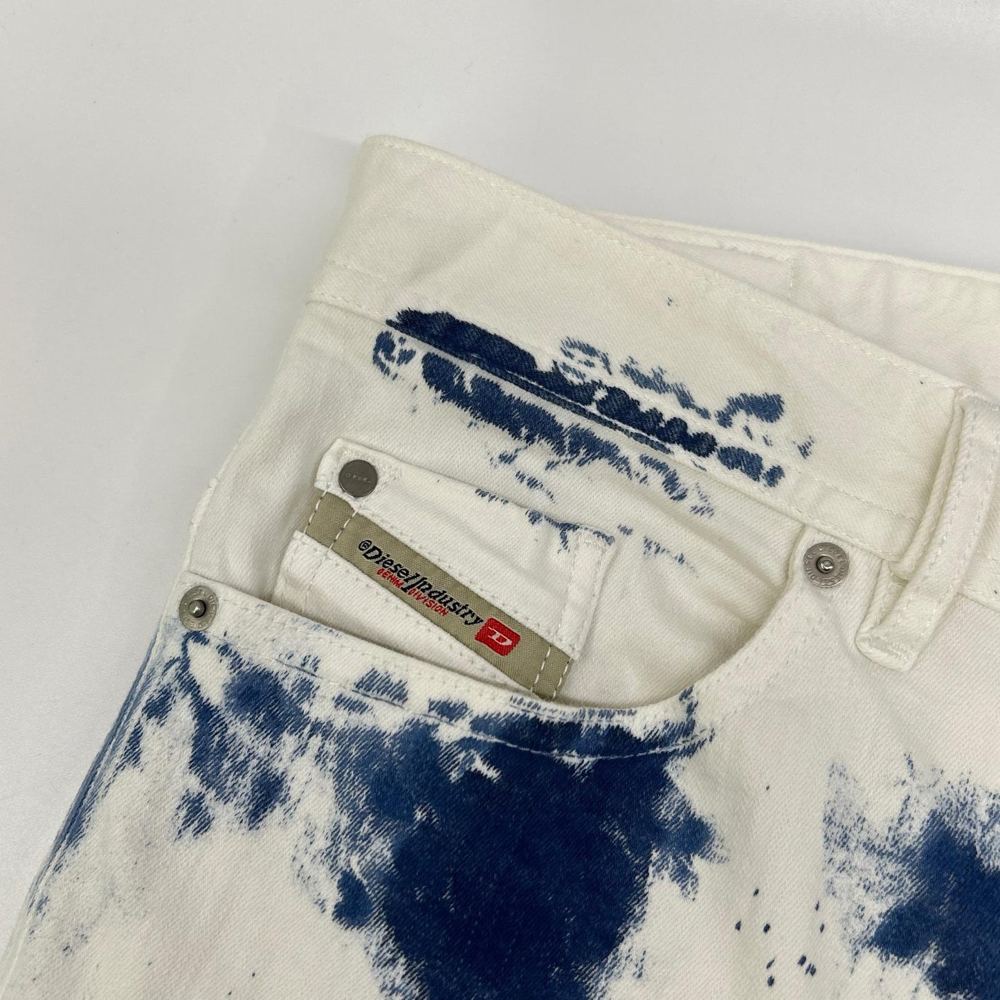 DIESEL ディーゼル ホワイト 岡山デニム 青山限定 藍染め デニム ボトムス