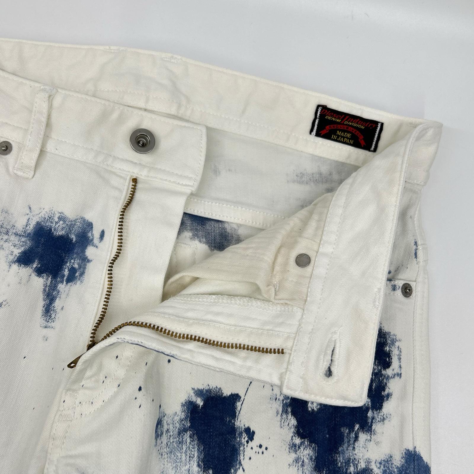 DIESEL ディーゼル ホワイト 岡山デニム 青山限定 藍染め デニム ボトムス