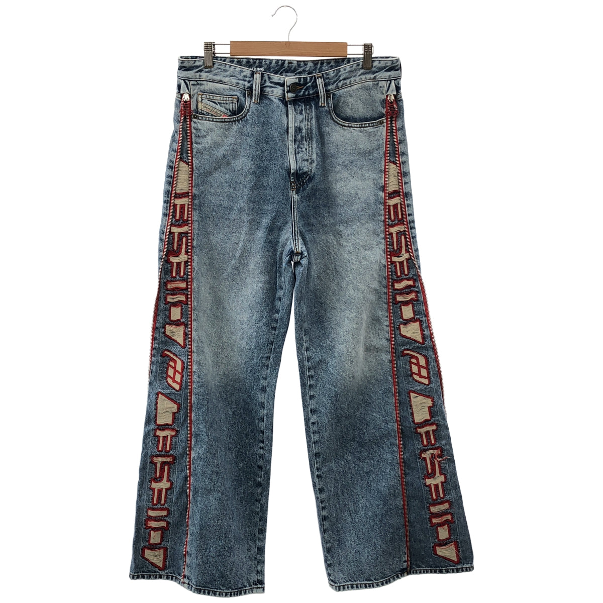 DIESEL ディーゼル ブルー D-RISE-FNC インディゴ バギーデニム ボトムス